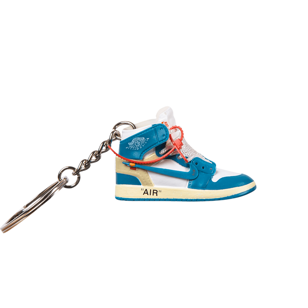 Jordan 1 High Off White University Blue’ Keychain ( PRE ORDER )